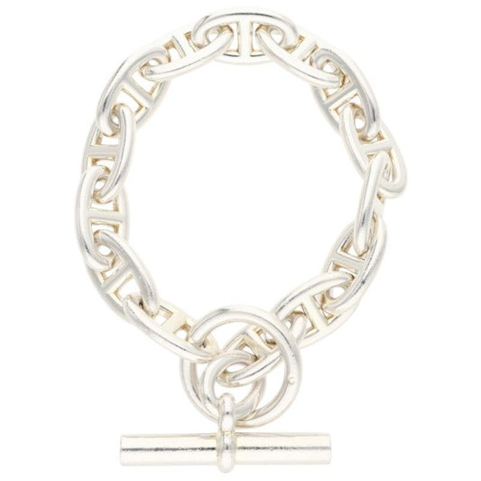 Hermes Chaine D'ancre GM Chaine D'ancre GM Silver Bracelet Men's 14link