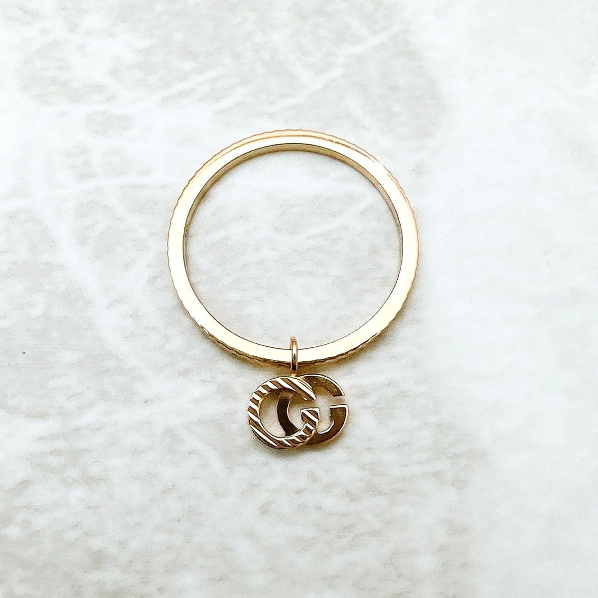 Gucci Icon Pink Gold Ring U