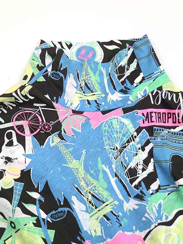 Balenciaga 20ss City Print Cotton Dress Mix XS