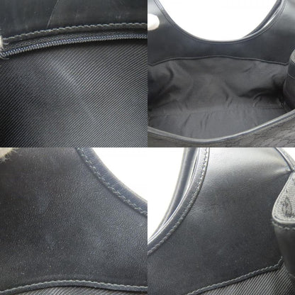 Gucci Handbag 01719 Jackie GG Canvas Black Silver Hardware Shoulder Usual Women