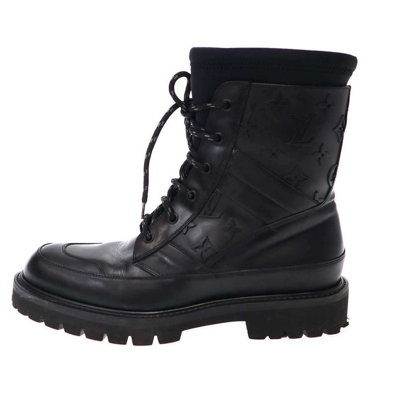Louis Vuitton Landscape Line Monogram Boots Black 7