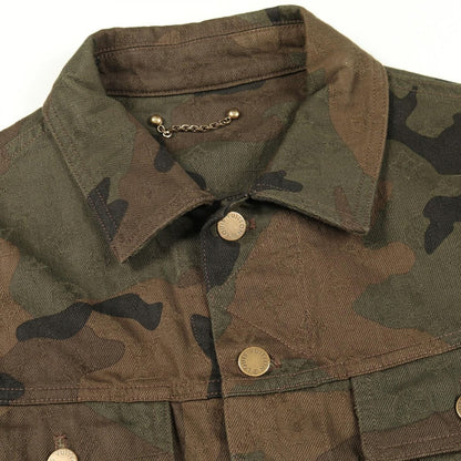 Louis Vuitton Denim Jacket Supreme Monogram Camouflage — view 6