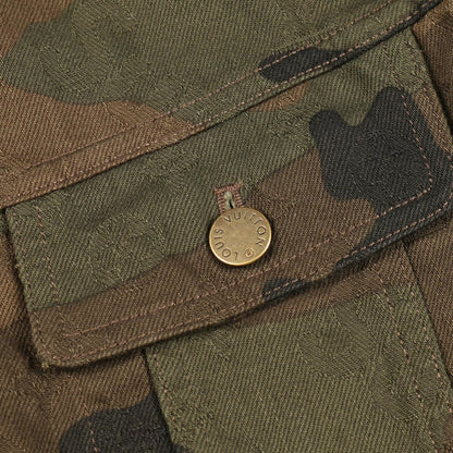 Louis Vuitton Denim Jacket Supreme Monogram Camouflage — view 7