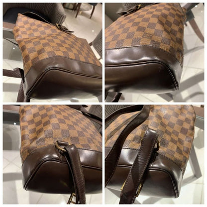 ◎authentic Louis Vuitton Soho Backpack Damier Ebène