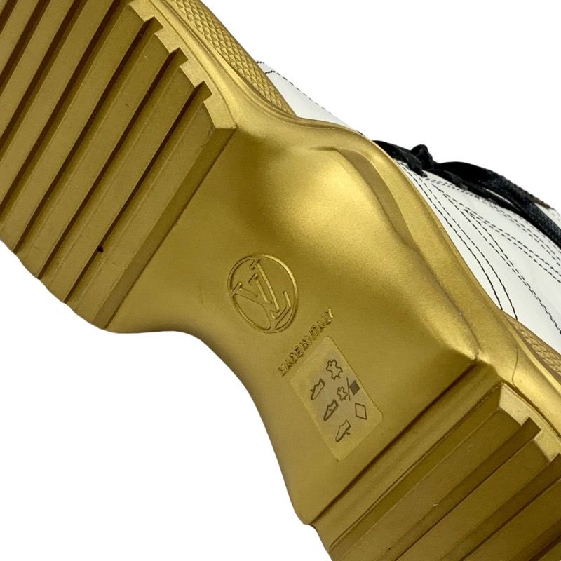 Louis Vuitton Arclight Line Monogram Sneakers High Cut Sneakers Leather White