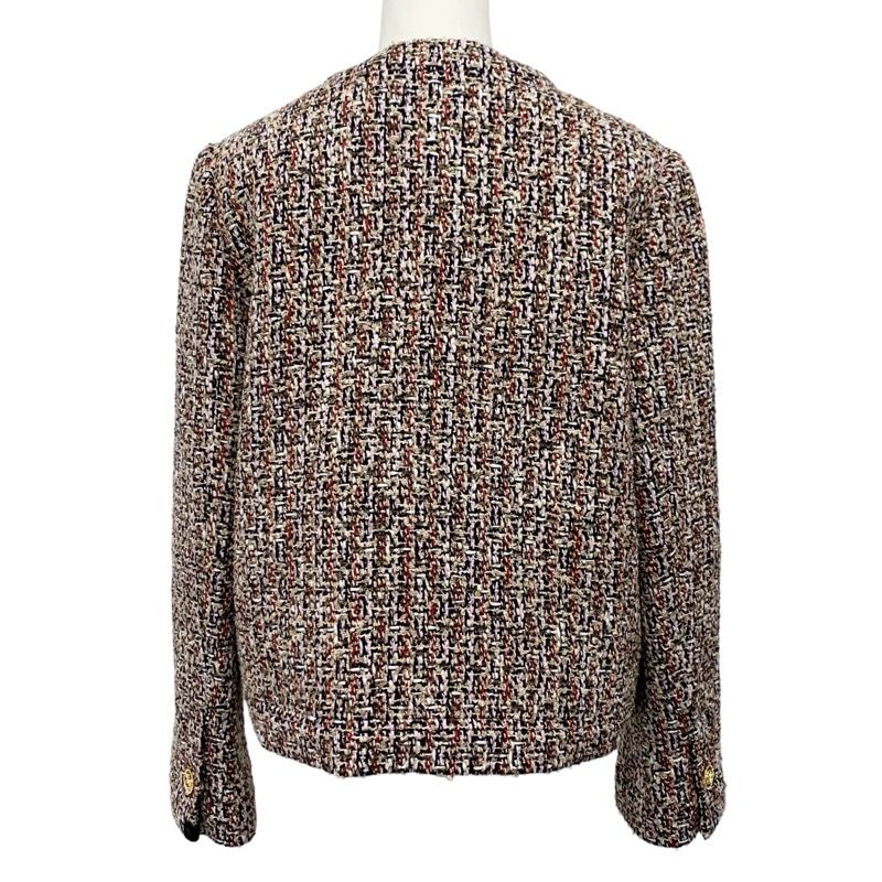 Louis Vuitton Monogram Gilet Sexy Tweed Jacket Outerwear Multicolor Unused