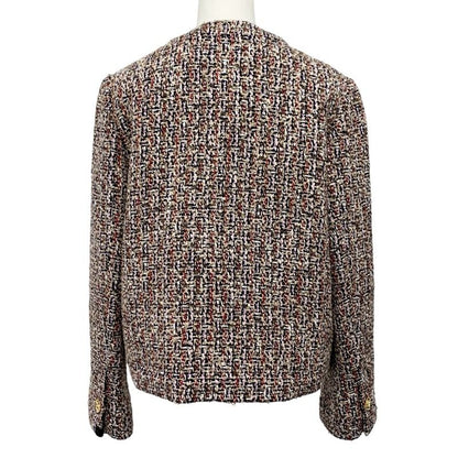Louis Vuitton Monogram Gilet Sexy Tweed Jacket Outerwear Multicolor Unused