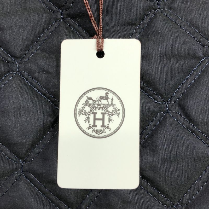 Hermes - Wool Gabardine Croazip Serie Button Jacket - 36 - Black - Women