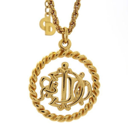 Christian Dior Necklace GP Logo Vintage Christian Dior