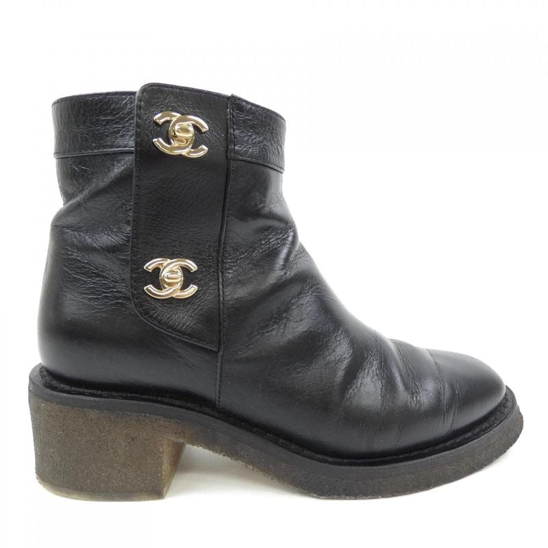 Chanel Turnlock Boots