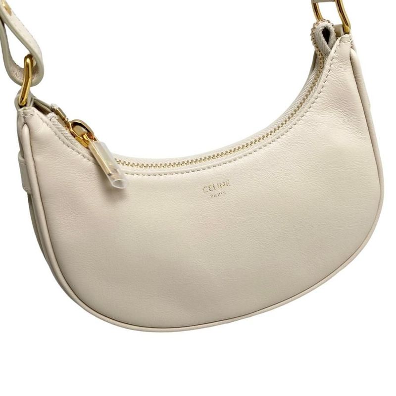 Celine Handbag Smooth Calfskin Mini Bag Beige Gold Hardware Celine