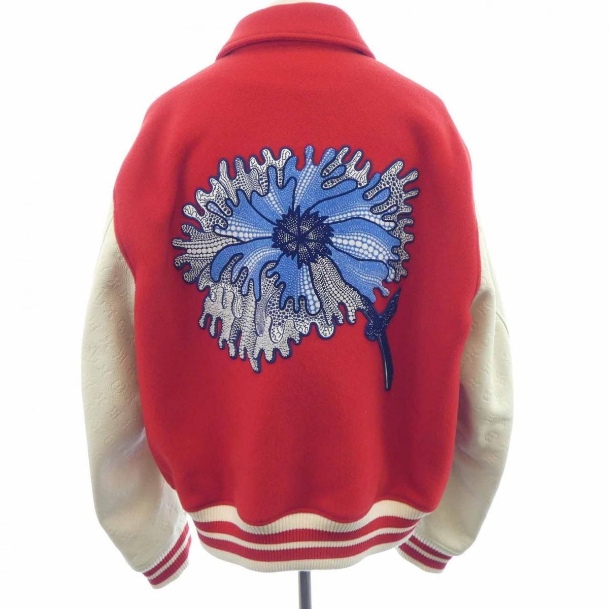 Louis Vuitton LV Yk Psychedelic Flower Embroider Dober City Bluzo White Red — view 2