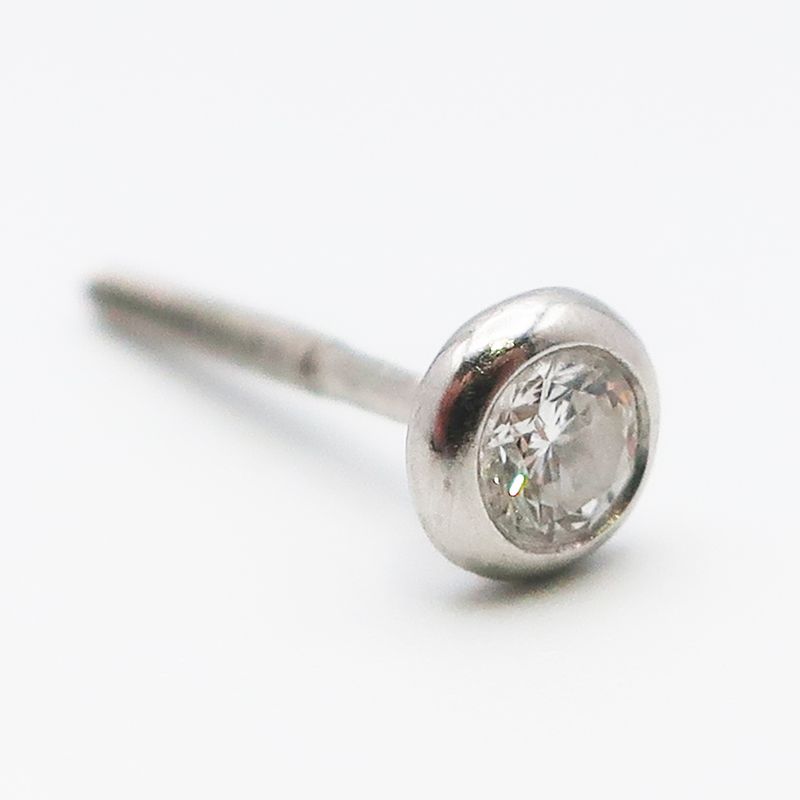 Tiffany & Co Earrings Viza Yard Platinum Pt950 Diamond Jewelry -
