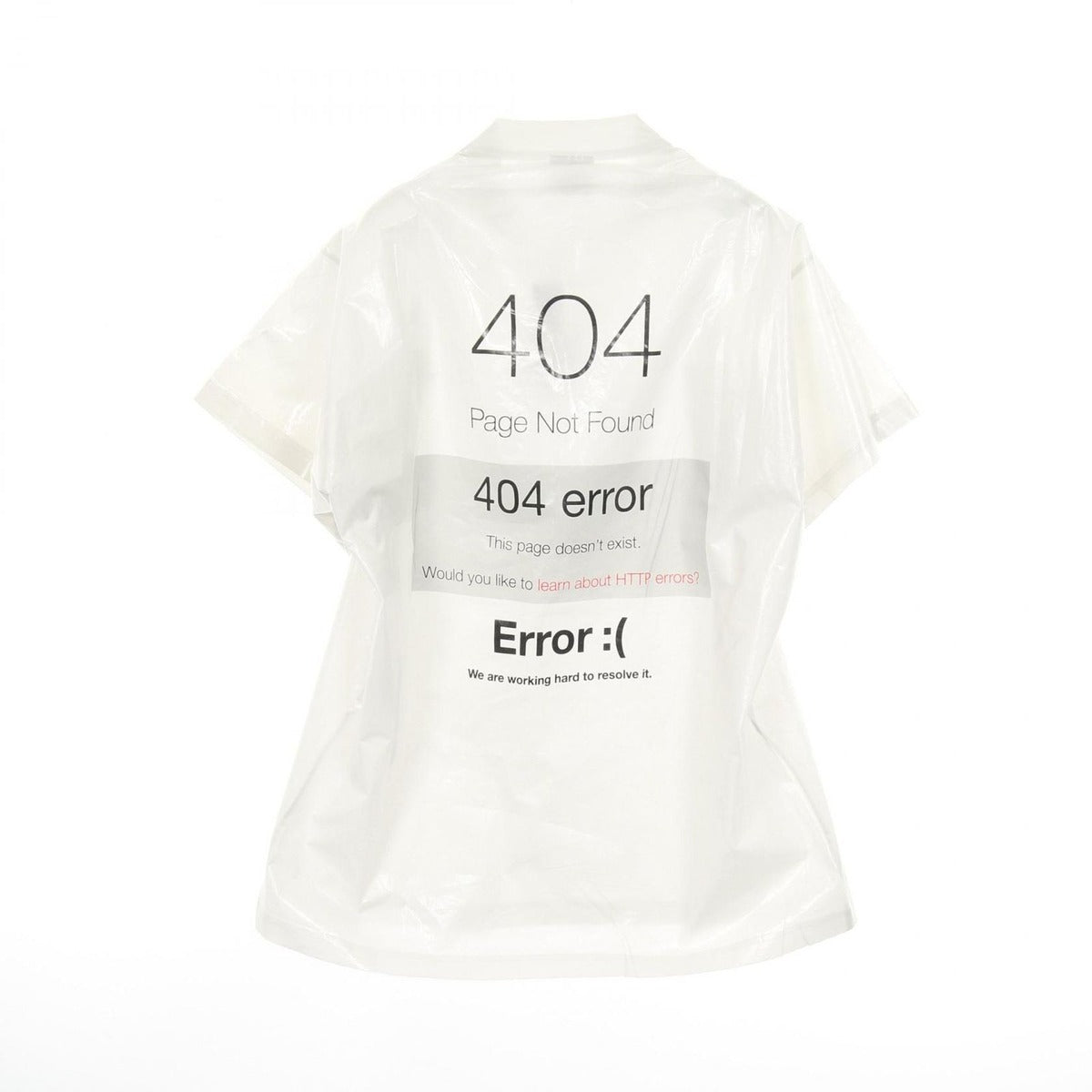 Balenciaga Top Loading Error Misplaced Gray Cotton Shirt — view 2