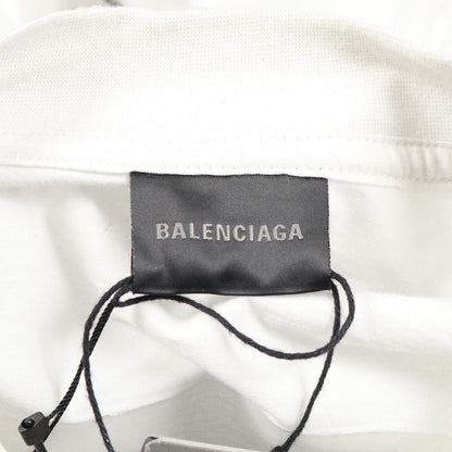 Balenciaga Top Loading Error Misplaced Gray Cotton Shirt — view 3