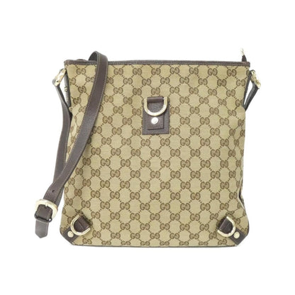 Gucci Shoulder Bag Canvas Brown