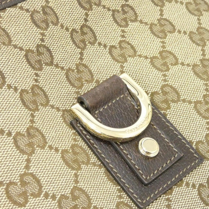Gucci Shoulder Bag Canvas Brown — view 4