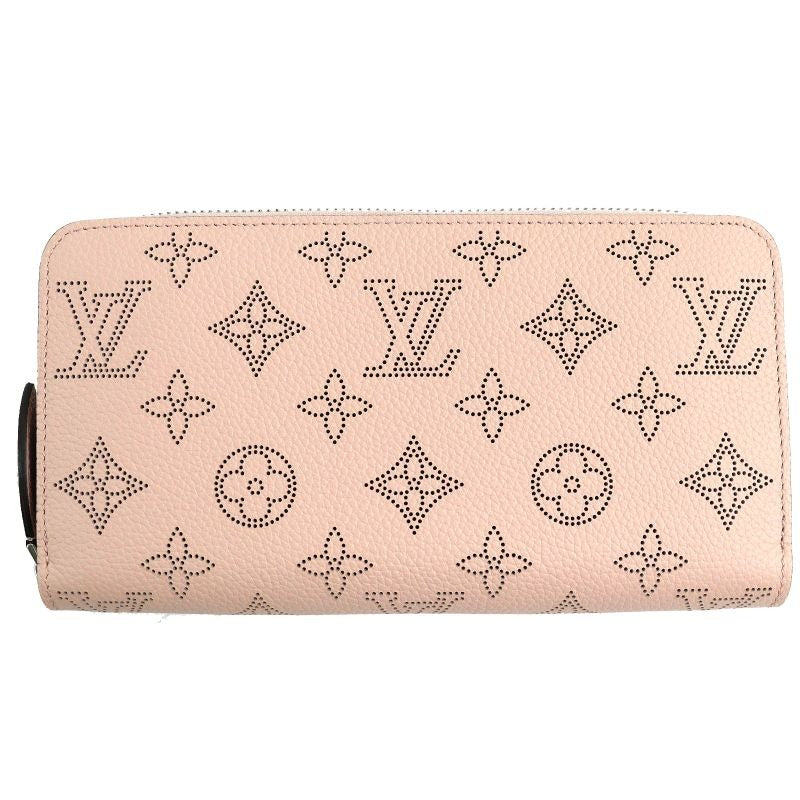 Louis Vuitton Mahina Monogram Zippy Wallet Long Magnolia Storage
