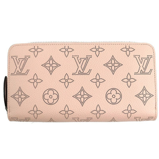 Louis Vuitton Mahina Monogram Zippy Wallet Long Magnolia Storage