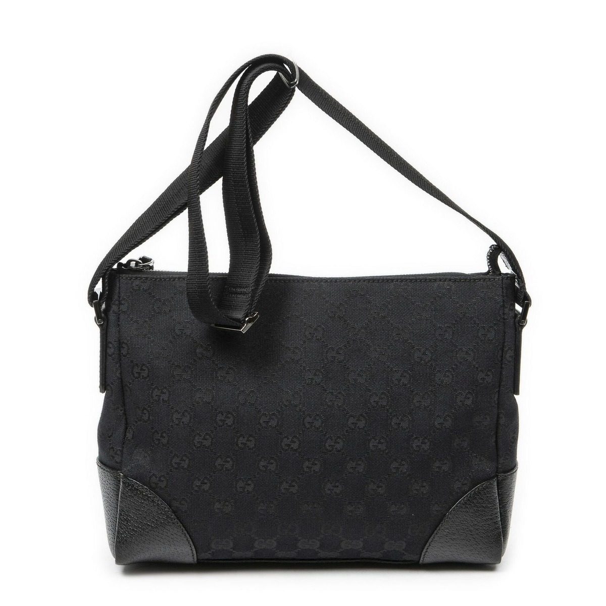 Gucci Joy Line Black GG Canvas Messenger Bag — view 5