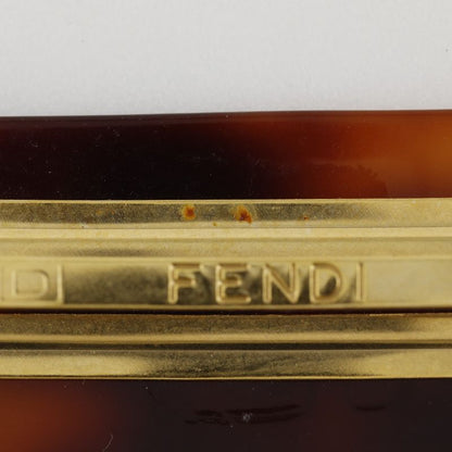 Fendi Vintage Synthetic Resin Gold Ladies Barrette