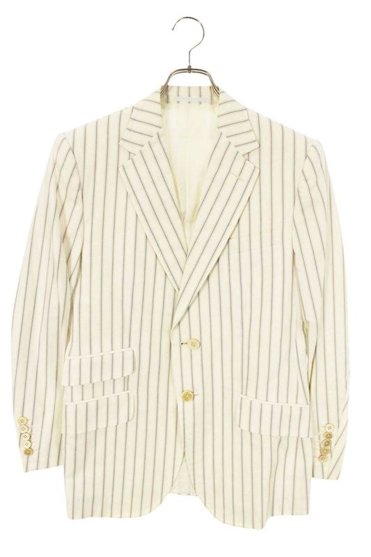 Gucci 11naf0 2B Striped Tailored Jacket Men 46