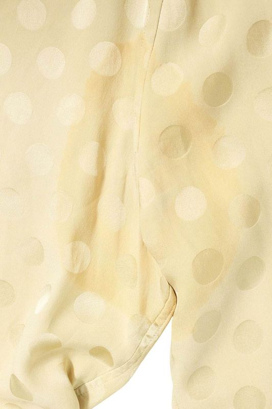 Saint Laurent Paris 646850 Y1i44 Dotted Silk Long Sleeve Shirt Men's 38