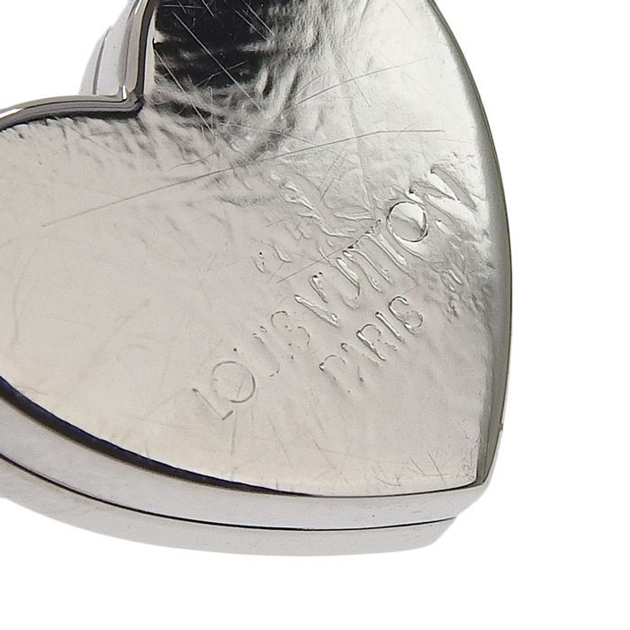 Louis Vuitton Pendentif Cool Heart Locket Top 18K White Gold 750 White Gold