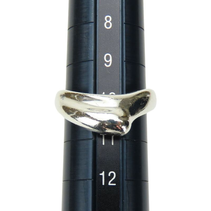 Tiffany & Co Ring - Ring Curved Wave Heart 925 Silver Approx 4.7g Silver Elsa