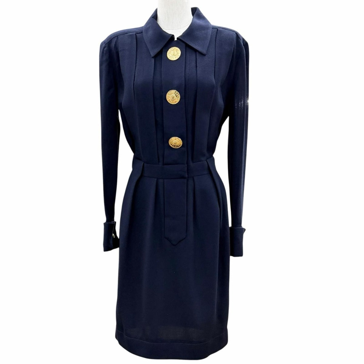Chanel Boutique Vintage CC Logo with Gold Dress