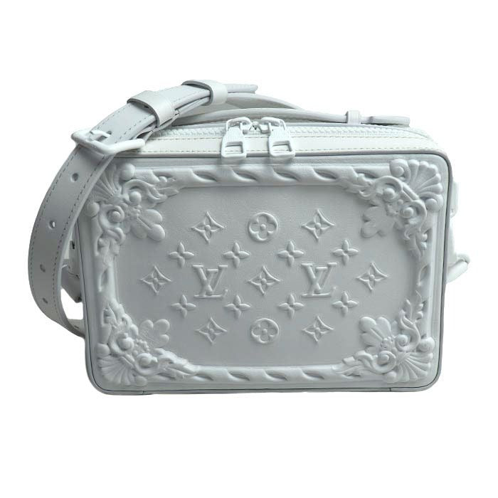Louis Vuitton Ornament Soft Trunk Shoulder Bag White IC