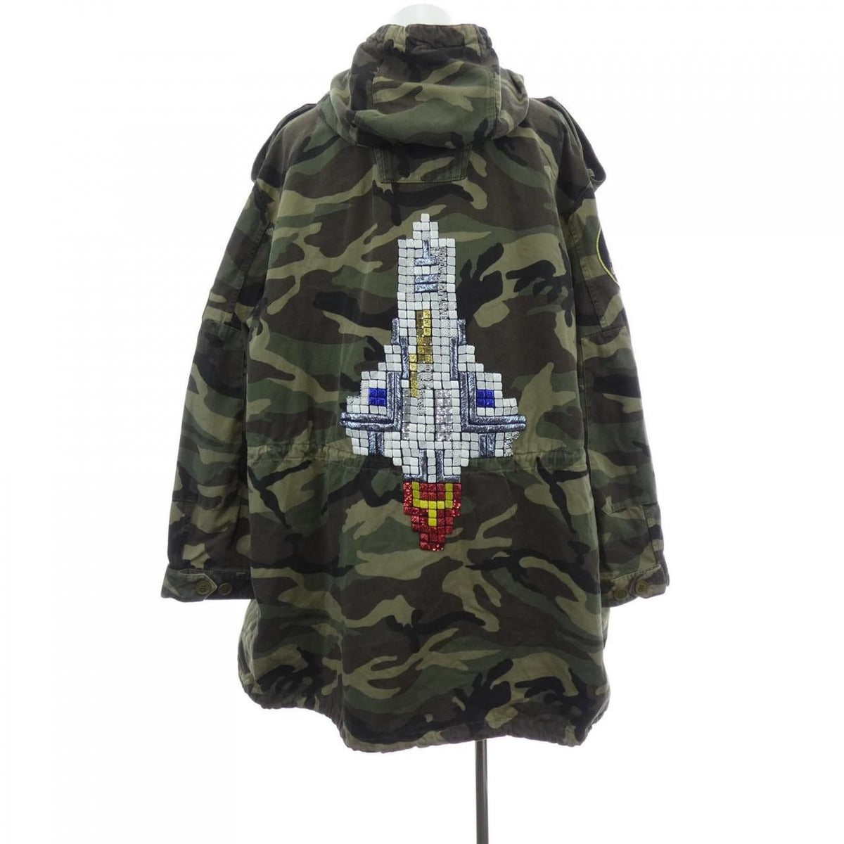 Saint Laurent Jacket Camouflage Khaki Style — view 2