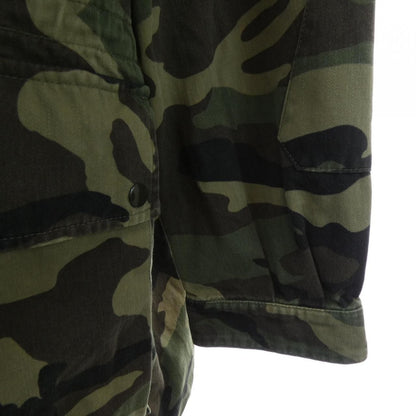 Saint Laurent Jacket Camouflage Khaki Style — view 6