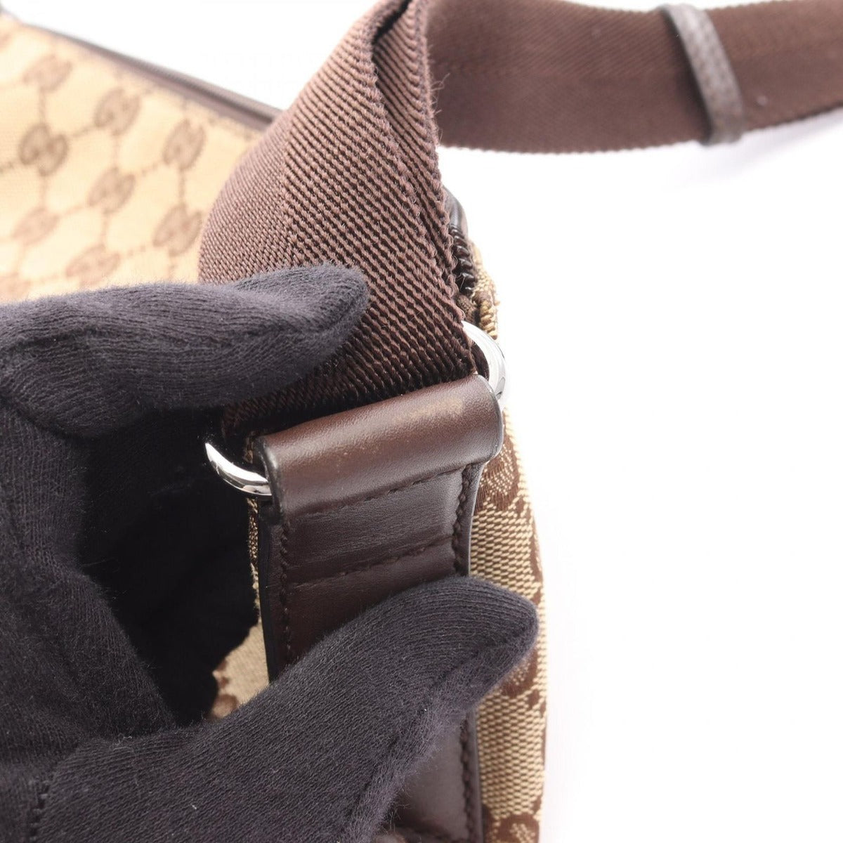 Gucci Shoulder Bag GG Canvas Beige — view 12