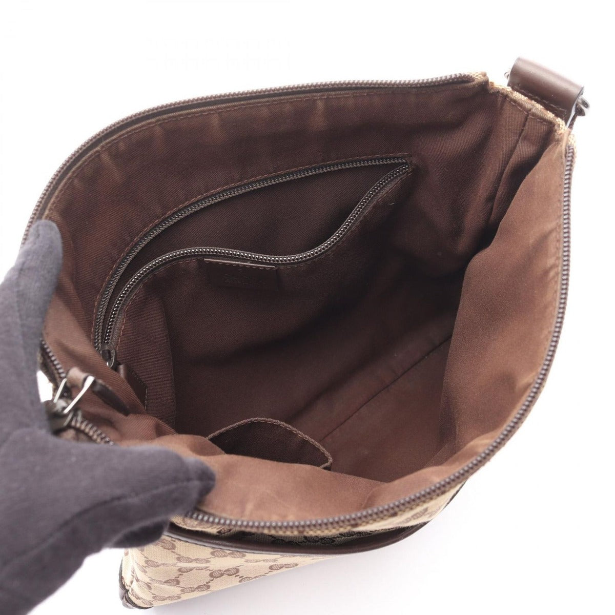 Gucci Shoulder Bag GG Canvas Beige — view 3