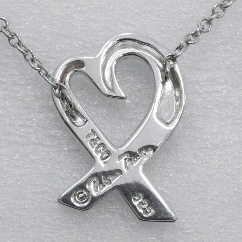 Tiffany & Co Loving Heart Paloma Picasso 925 Silver Ladies 2.1g Necklace