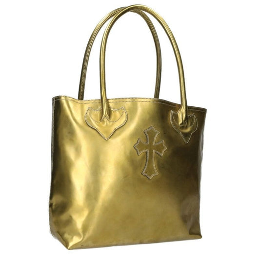 Chrome Hearts FS Tote Leather with Cross Patch