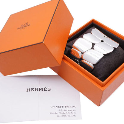 Hermes Niloticus Eclat Silver 925 Bangle Bracelet Accessory 1724hermes Ladies