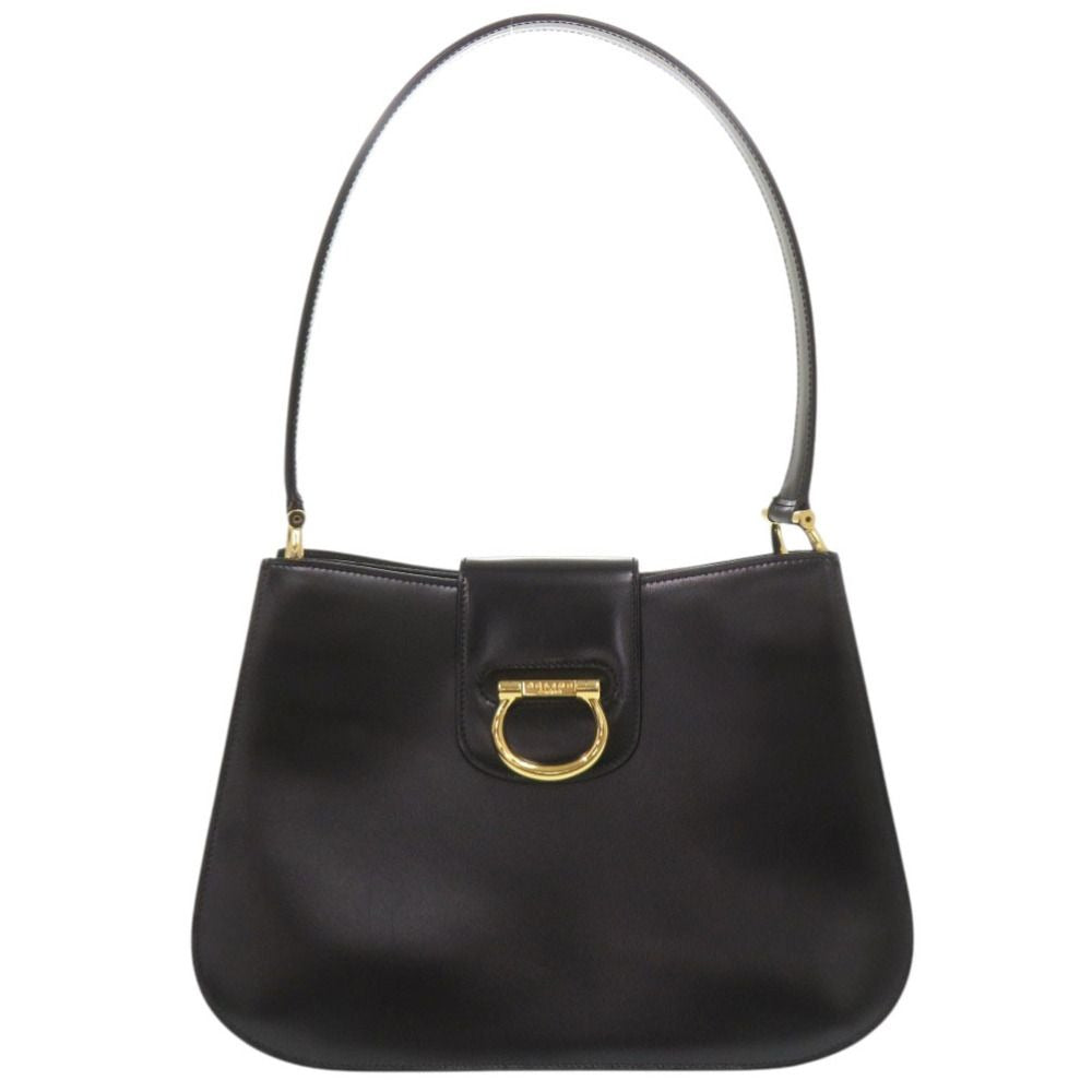 Celine Leather Black Shoulder Bag