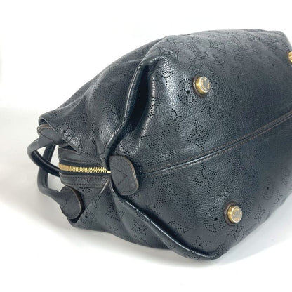 Louis Vuitton Shoulder Bag Galatea PM M93814 Monogram Mahina Leather Noir Black