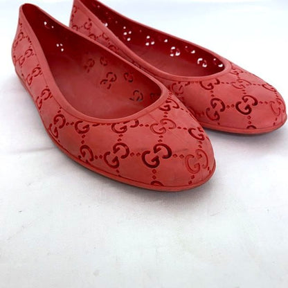 Gucci Shoes Red Orange Cima