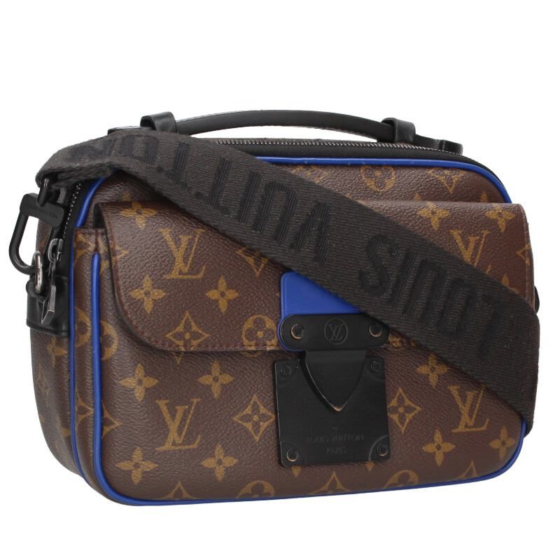 Louis Vuitton M45863 Monogram Macassar S-lock Messenger Monogram Shoulder Bag