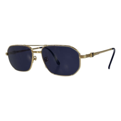 Yves Saint Laurent Vintage Gold Navy 5516 142 Sunglasses