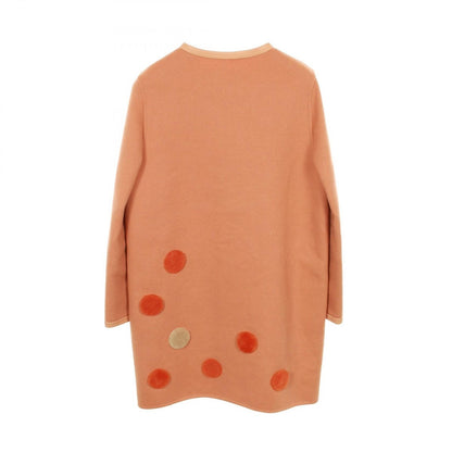 Fendi Orange Wool Coat Clothing Outerwear — view 2
