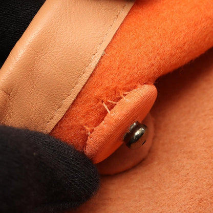 Fendi Orange Wool Coat Clothing Outerwear — view 9