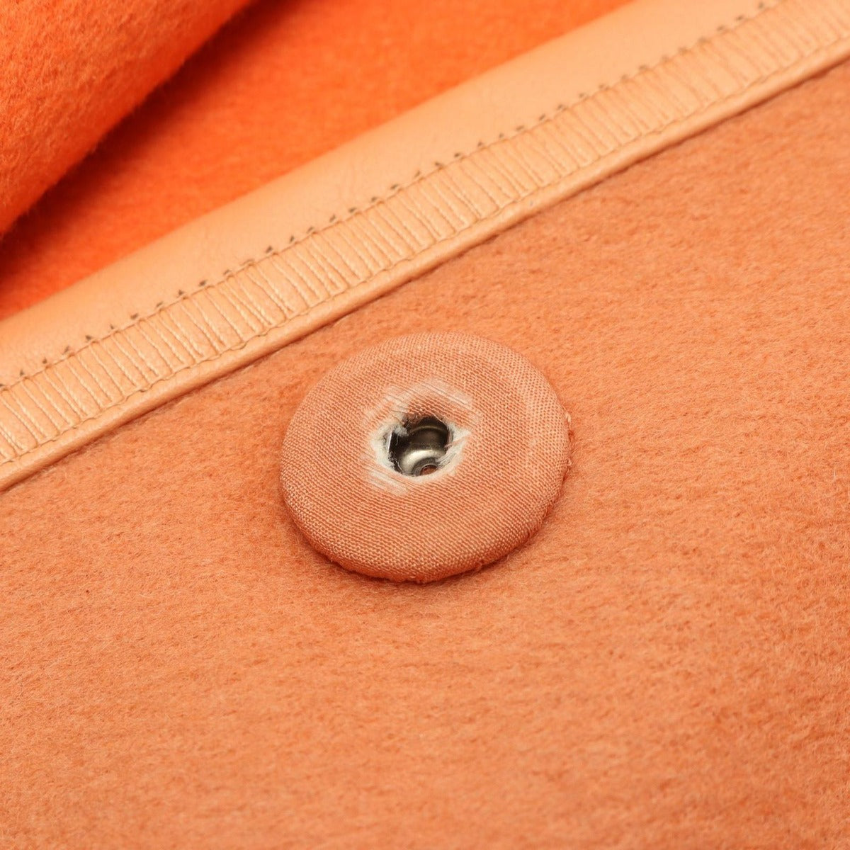 Fendi Orange Wool Coat Clothing Outerwear — view 10