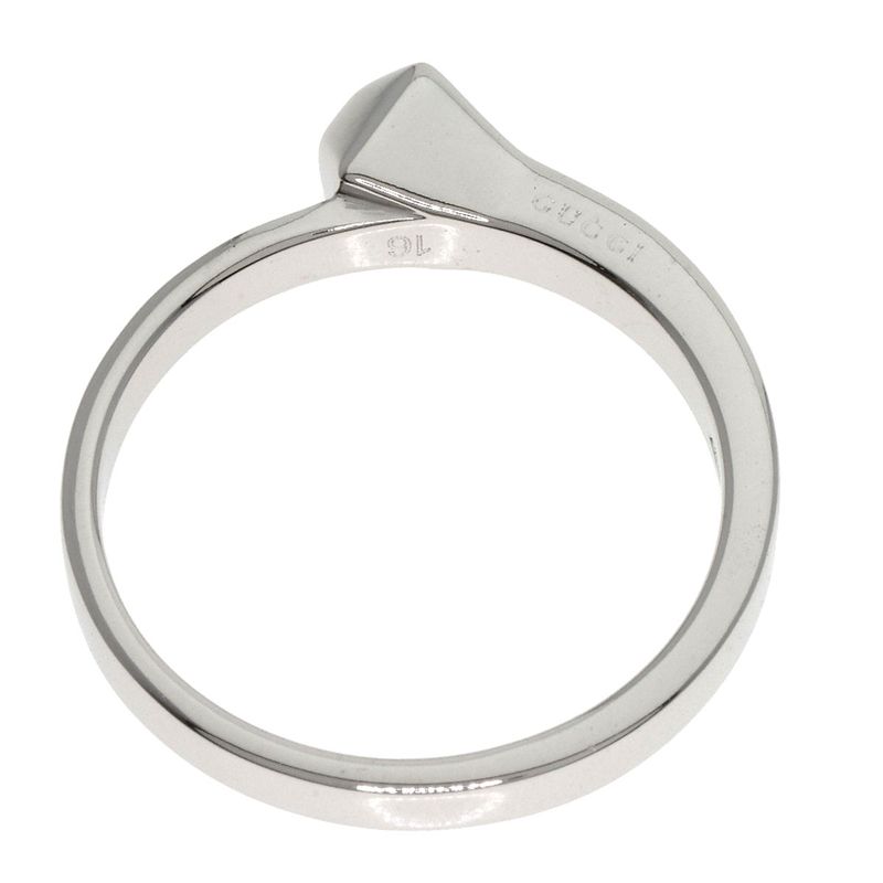 Gucci Nail Head #16 Ring / Ring 18K White Gold Ladies