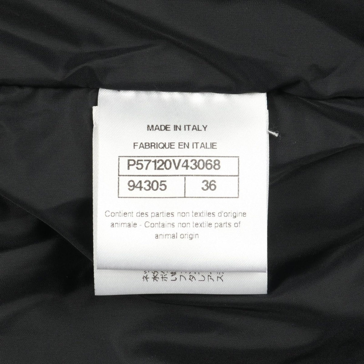 Chanel Down Jacket Quilted Black — view 6