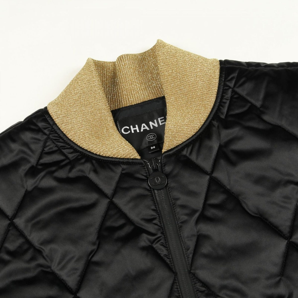 Chanel Down Jacket Quilted Black — view 7
