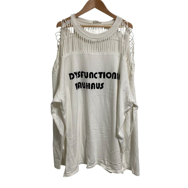 Celine Dysfunctional Bauhaus Long Sleeve Loose T-Shirt 2 X58 E671 Q XL 23SS